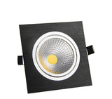 LED Dimmable Ceiling Square Cob Downlight Recessed Spot light 10w 20w AC85V-265V 110V / 220V  Bulb