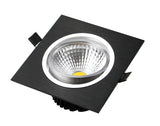 LED Dimmable Ceiling Square Cob Downlight Recessed Spot light 10w 20w AC85V-265V 110V / 220V  Bulb