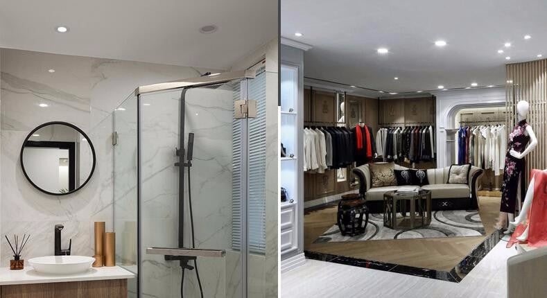 LED Dimmable Ceiling Square Cob Downlight Recessed Spot light 10w 20w AC85V-265V 110V / 220V  Bulb