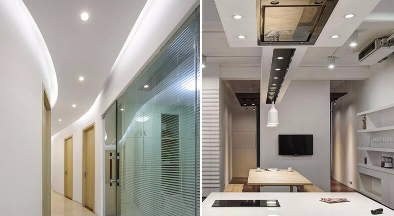 LED Dimmable Ceiling Square Cob Downlight Recessed Spot light 10w 20w AC85V-265V 110V / 220V  Bulb