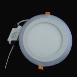 New LED Panel Downlight 6W 9W 16W 24W 3 Model LED Lamp Panel Light Double Color LED Ceiling Recessed Lights Indoor Lighting Bulb
