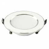 Changeable Led Downlight 5w 7w 9w 12w Ceiling Recessed Light Silver Frame 3 Color Change Warm Nature Cool White AC110-240V
