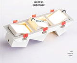 Modern Design LED Ceiling Downlight Adjustable 60 Degree Recessed Led  Downlight 7W 14W Ceiling Spot Light Fixture 3000K 6000K