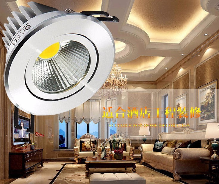 LED Lamp Recessed LED Dimmable Downlights COB 5W 7W 10W 15W LED Spot light LED decoration Ceiling Lamp AC 110V 220V