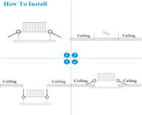 LED Lamp Recessed LED Dimmable Downlights COB 5W 7W 10W 15W LED Spot light LED decoration Ceiling Lamp AC 110V 220V