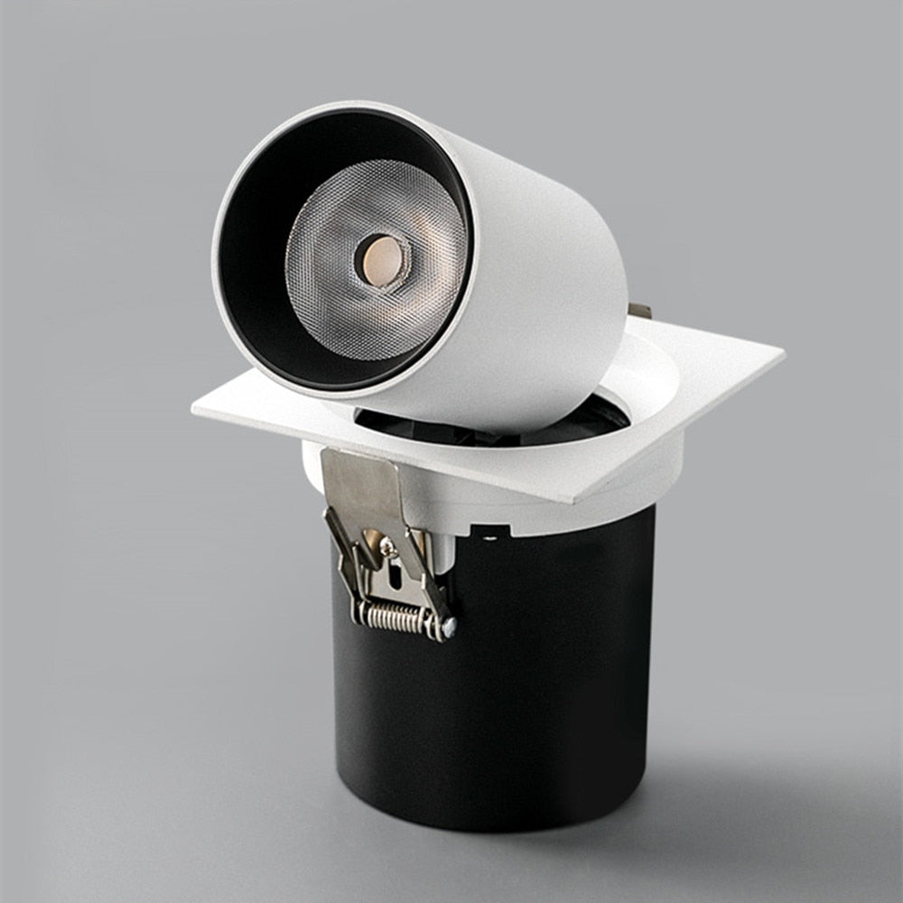 Led Recessed Ceiling Downlight Dimmable Ceiling Lamp Stretchable Down light For Clothes Store Coffee Lighting