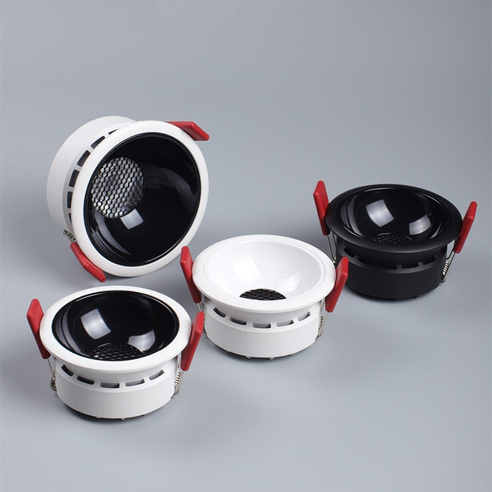 Honeycomb Anti-glare Led Downlight Recessed No Flicker led-ceiling-lamp Aluminum High quality Lighting For Living Room Bedroom