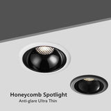 Honeycomb Anti-glare Led Downlight Recessed No Flicker led-ceiling-lamp Aluminum High quality Lighting For Living Room Bedroom
