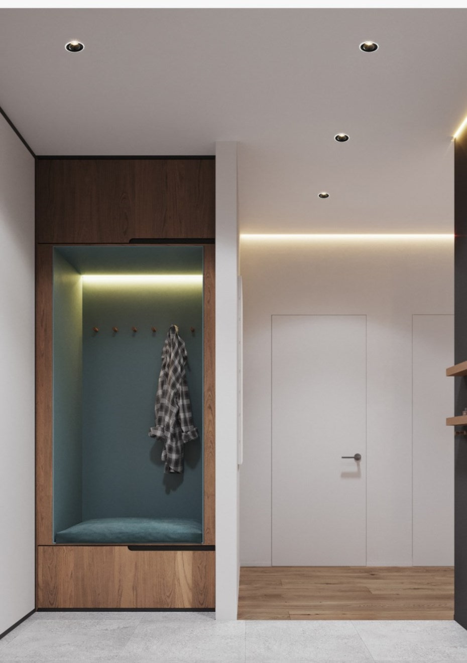 Honeycomb Anti-glare Led Downlight Recessed No Flicker led-ceiling-lamp Aluminum High quality Lighting For Living Room Bedroom