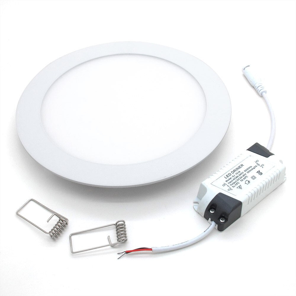 LED Ceiling Downlight Natural white/Warm White/Cold White AC110-220V 3W-25W led panel light with driver 2 Years Warranty