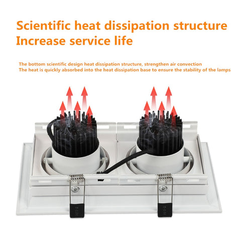 Dimmable Led downlight light COB Ceiling Spot Light 10w 20W 30W ceiling recessed Lights Indoor Lighting AC110V-220V