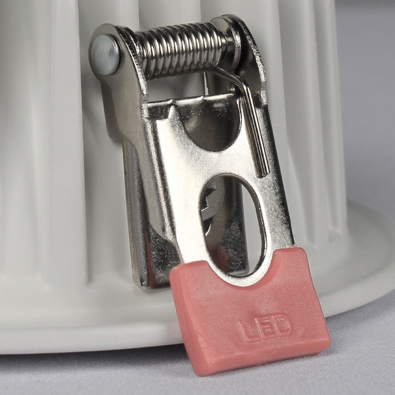 Aisilan Black LED Downlight background Spot Light Anti-glare Aluminum Ceiling Lamp Chip CRI 93 Suitable for indoor lighting