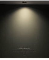 Aisilan Black LED Downlight background Spot Light Anti-glare Aluminum Ceiling Lamp Chip CRI 93 Suitable for indoor lighting