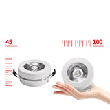 Dimmable 220V 110V COB Round Recessed LED Downlight 5W 7W 9W 15W Spot Light Warm White ceiling Lamp For shopping mall lighting