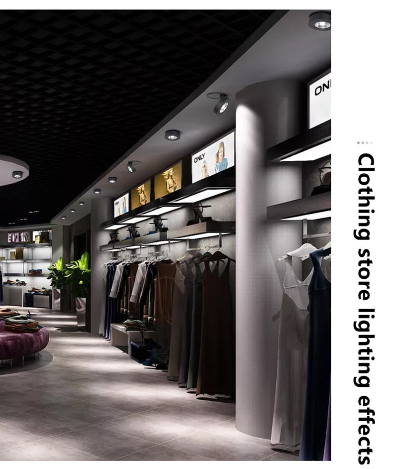 Dimmable 220V 110V COB Round Recessed LED Downlight 5W 7W 9W 15W Spot Light Warm White ceiling Lamp For shopping mall lighting