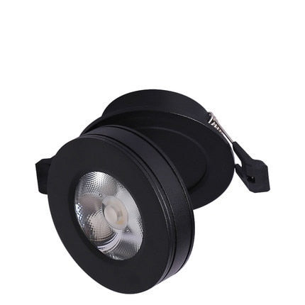 Dimmable 220V 110V COB Round Recessed LED Downlight 5W 7W 9W 15W Spot Light Warm White ceiling Lamp For shopping mall lighting