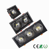 Super Bright Recessed square LED Dimmable Downlight COB 10w 20W 30w LED Spot light LED decoration Ceiling Lamp AC110V 220V