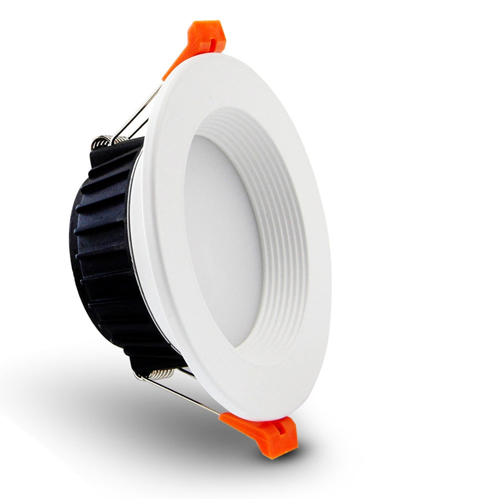 DBF 2020 New Three Light Temperatures Anti Glare Recessed Downlight 7W 10W 12W 15W Round LED Ceiling Spot Lamp Pic Background