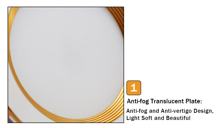 DBF 2020 New Three Light Temperatures Anti Glare Recessed Downlight 7W 10W 12W 15W Round LED Ceiling Spot Lamp Pic Background