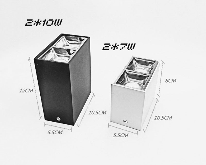 Square Dimmable COB LED Downlights 7W/10W LED Ceiling Spot Lights AC85-265V Warm Cold White Background Lamps Lighting