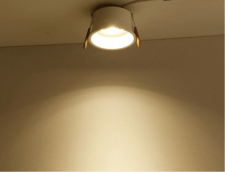 2021 New Style Angle Adjustable Anti-Glare LED COB Recessed Downlights 7W 9W 12W 15W 18W 20W Ceiling Lamp Spot Lights AC85-230V