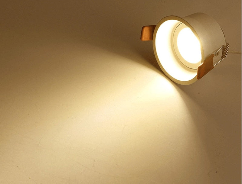 2021 New Style Angle Adjustable Anti-Glare LED COB Recessed Downlights 7W 9W 12W 15W 18W 20W Ceiling Lamp Spot Lights AC85-230V