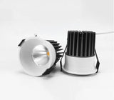 Super Bright Anti Glare Recessed Dimmable COB LED Downlights 7W 9W 12W LED Ceiling Spot Lights AC85~265V Background Lighting