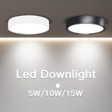 Ultra Thin Led Downlights 110V 220V Surface Mounted Led Down Light Lamp 5W 10W 15W Led Downlight for Living Room Home Lighting