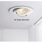 DBF Angle Adjust Dimmable LED Recessed Downlight 5W 7W 9W 12W 15W Ceiling Spot Lights with 90-265V LED Driver 3000K 4000K 6000K