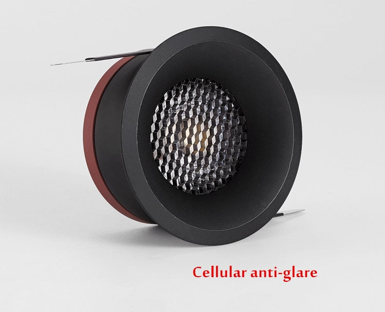 Ultra Thin Anti Glare Spot light 12W 9W 7W 5W ceiling lamp Recessed led light 2020 NEW LED Downlight for living room aisle light