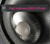 Dimmable 360 Degree Rotating LED COB Spot Light Ceiling lamp AC85-265V 10W 15W 20W AC85V-285V Recessed Foldable LED Downlight