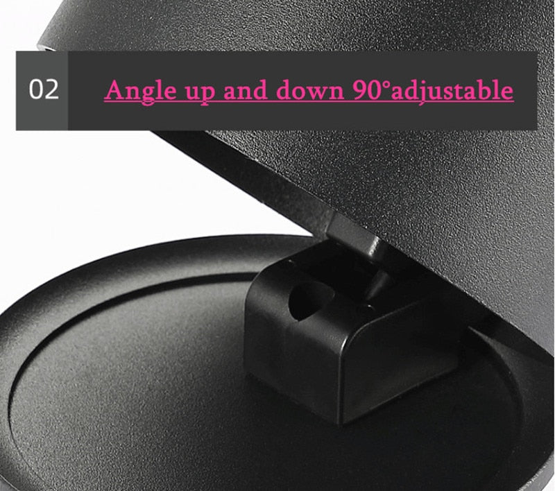 Dimmable 360 Degree Rotating LED COB Spot Light Ceiling lamp AC85-265V 10W 15W 20W AC85V-285V Recessed Foldable LED Downlight