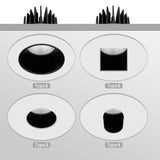 DBF 4 Different Beam Angle Recessed LED Downlight Dimmable 7W 10W LED Spot Light LED Decoration Ceiling Spot Lamp AC110V/220V