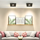 Dimmable Square Recessed LED Downlight 7W 9W 12W 14W 18W 24W LED COB Spot Light Decoration Ceiling Lamp AC85-265V Indoor Lighting