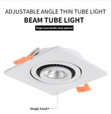 Dimmable Square Recessed LED Downlight 7W 9W 12W 14W 18W 24W LED COB Spot Light Decoration Ceiling Lamp AC85-265V Indoor Lighting