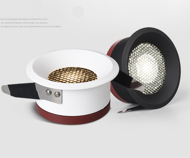 2020 New Honeycomb Nest 9W 12W 15W 20W Anti Glare Lens COB Recessed Downlight Round LED Ceiling Spot Light Pic Background