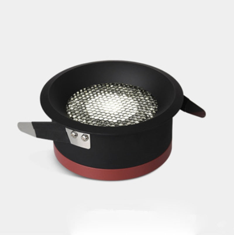 2020 New Honeycomb Nest 9W 12W 15W 20W Anti Glare Lens COB Recessed Downlight Round LED Ceiling Spot Light Pic Background