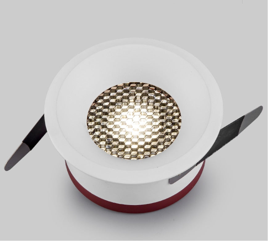 2020 New Honeycomb Nest 9W 12W 15W 20W Anti Glare Lens COB Recessed Downlight Round LED Ceiling Spot Light Pic Background