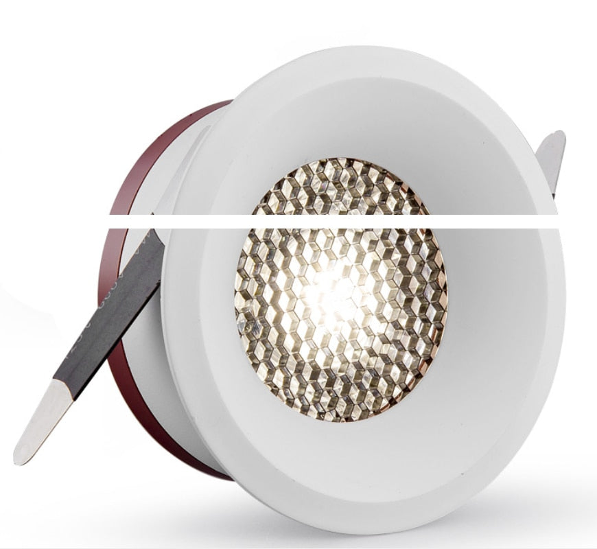 2020 New Honeycomb Nest 9W 12W 15W 20W Anti Glare Lens COB Recessed Downlight Round LED Ceiling Spot Light Pic Background