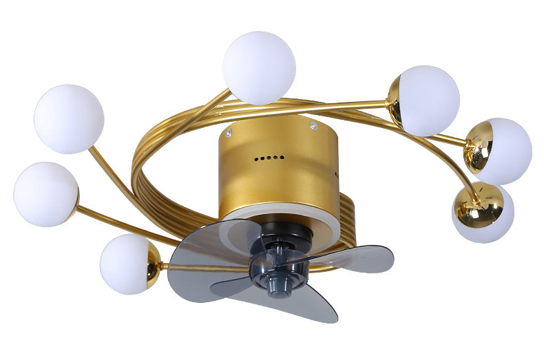 Nordic art chandelier ceiling fan without blades bedroom ceiling fan lamp ceiling fans with lights decorative led ceiling lamps