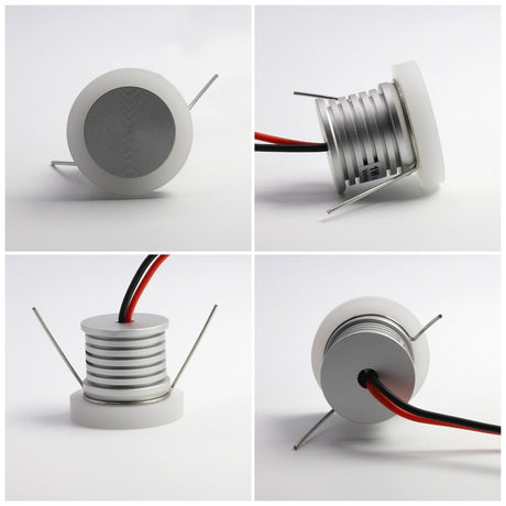 1W Anti-glare LED Downlight LED Spotlight 12V Ceiling Spot Light IP65 Recessed Bathroom Bedroom Kitchen Stair Indoor Lighting