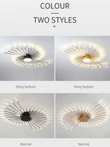 Fireworks led Chandelier For Living Room Bedroom Home chandelier Modern Led Ceiling Chandelier Lamp Lighting chandelier