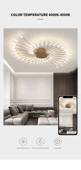 Fireworks led Chandelier For Living Room Bedroom Home chandelier Modern Led Ceiling Chandelier Lamp Lighting chandelier