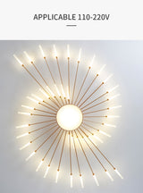 Fireworks led Chandelier For Living Room Bedroom Home chandelier Modern Led Ceiling Chandelier Lamp Lighting chandelier