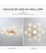 Fireworks led Chandelier For Living Room Bedroom Home chandelier Modern Led Ceiling Chandelier Lamp Lighting chandelier