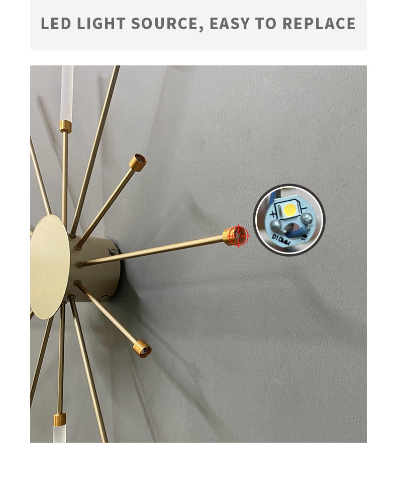 Hot sale fireworks led Chandelier For Living Room Bedroom Home chandelier Modern Led Ceiling Chandelier Lamp Lighting chandelier