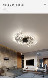 Fireworks led Chandelier For Living Room Bedroom Home chandelier Modern Led Ceiling Chandelier Lamp Lighting chandelier
