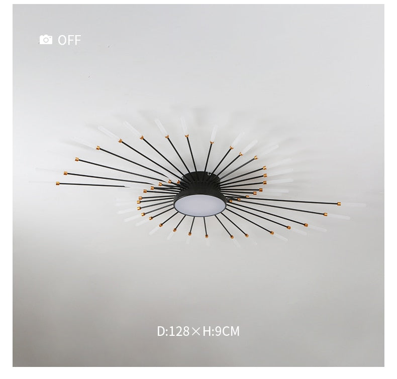 Hot sale fireworks led Chandelier For Living Room Bedroom Home chandelier Modern Led Ceiling Chandelier Lamp Lighting chandelier