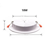 LED Ceiling Lamp Recessed Spotlight Downlight Cool / Warm White 5W-36W AC 90-260V For Living Room and Shopping Mall Lighting