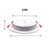 LED Ceiling Lamp Recessed Spotlight Downlight Cool / Warm White 5W-36W AC 90-260V For Living Room and Shopping Mall Lighting
